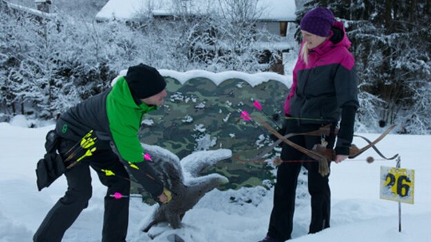 Winter - Bogenschießen in Viehhofen | © Der Fotoigel