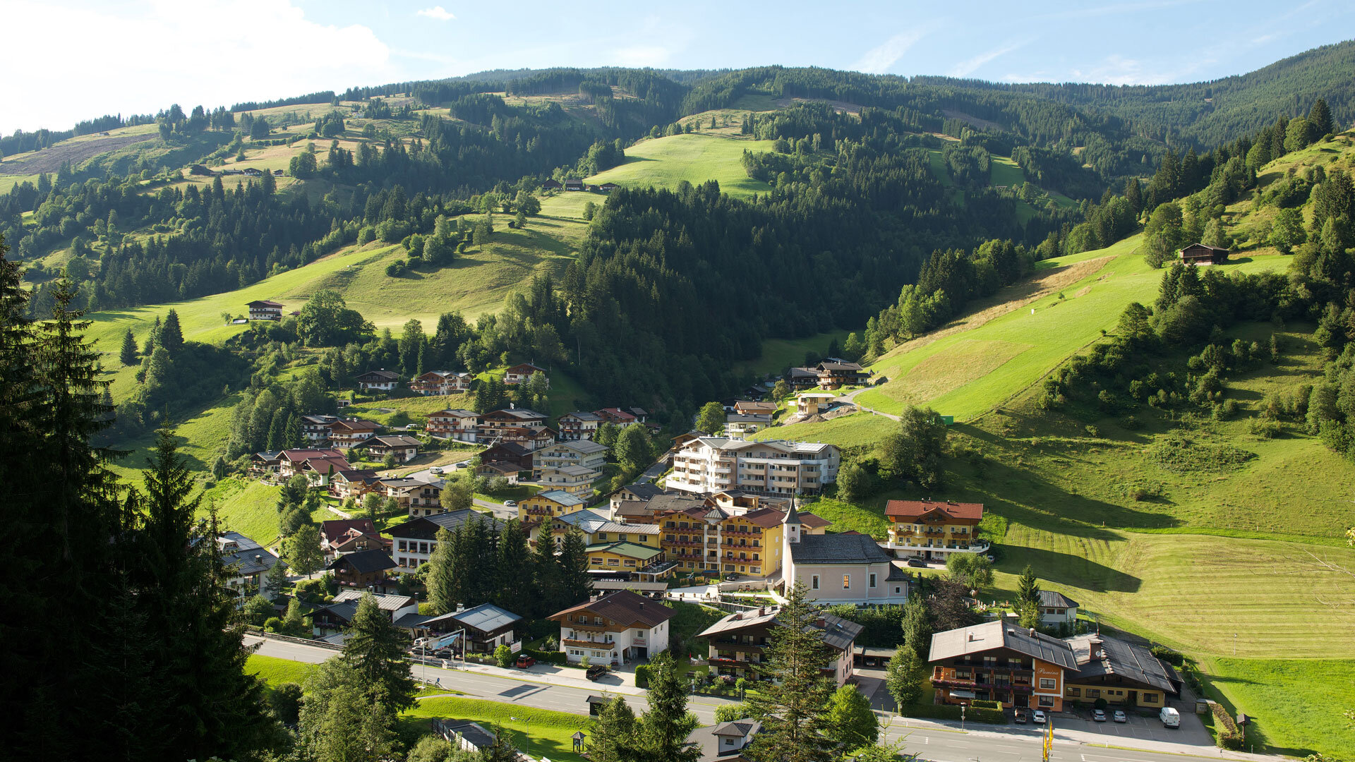 Viehhofen Ortschaft im Sommer | © viehhofen.at