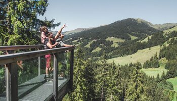 Baumzipfelweg & Golden Gate Bridge der Alpen | Talschluss | © saalbach.com, Mia Knoll