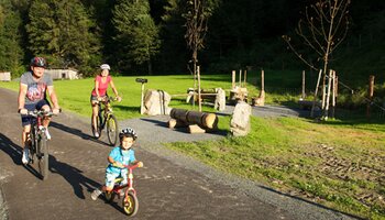 Radfahren mit der Familie | © viehhofen.at